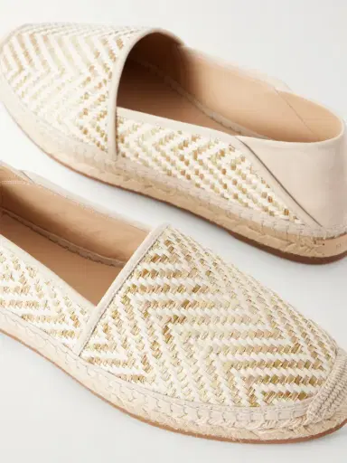 Manolo Blahnik Espadra Suede-trimmed Woven Raffia Espadrilles | Thumbnail 5 Manolo Blahnik Espadra Suede-trimmed Woven Raffia Espadrilles | Thumbnail 5