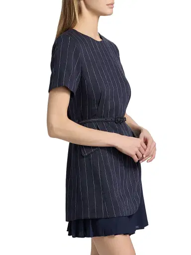 Simkhai Women's Blakely Striped Layered Minidress | Thumbnail 4 Simkhai Women's Blakely Striped Layered Minidress | Thumbnail 4