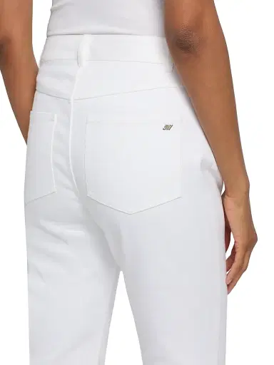 Cinq à Sept Women's Stevie High-Rise Crop Jeans - White | Thumbnail 6 Cinq à Sept Women's Stevie High-Rise Crop Jeans - White | Thumbnail 6