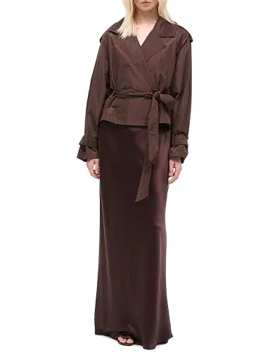 Staud Women's Vale Belted Jacket | Thumbnail 2 Staud Women's Vale Belted Jacket | Thumbnail 2