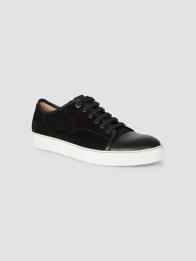 Lanvin Men's Suede Cap Toe Sneakers | Thumbnail 2 Lanvin Men's Suede Cap Toe Sneakers | Thumbnail 2