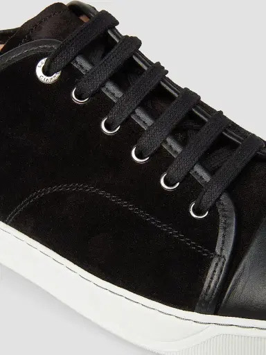 Lanvin Men's Suede Cap Toe Sneakers | Thumbnail 6 Lanvin Men's Suede Cap Toe Sneakers | Thumbnail 6