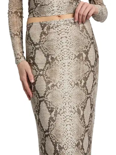 Ronny Kobo Women's Azana Snakeskin-Print Maxi Skirt | Thumbnail 6 Ronny Kobo Women's Azana Snakeskin-Print Maxi Skirt | Thumbnail 6