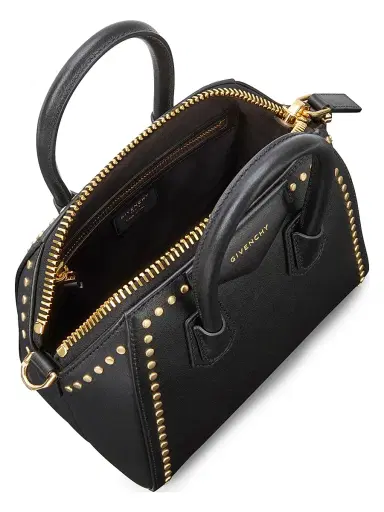 Givenchy Women's Mini Antigona Top Handle Bag in Box Leather - Black | Thumbnail 5 Givenchy Women's Mini Antigona Top Handle Bag in Box Leather - Black | Thumbnail 5