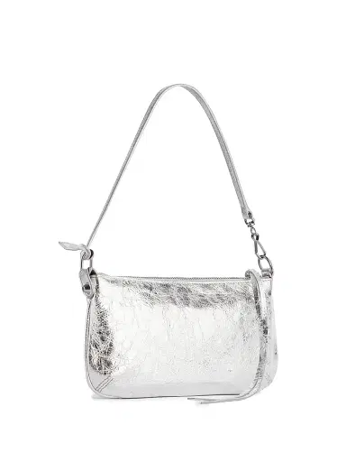 Balenciaga Women's Le City Top Handle Bag on Strap - Silver | Thumbnail 5 Balenciaga Women's Le City Top Handle Bag on Strap - Silver | Thumbnail 5