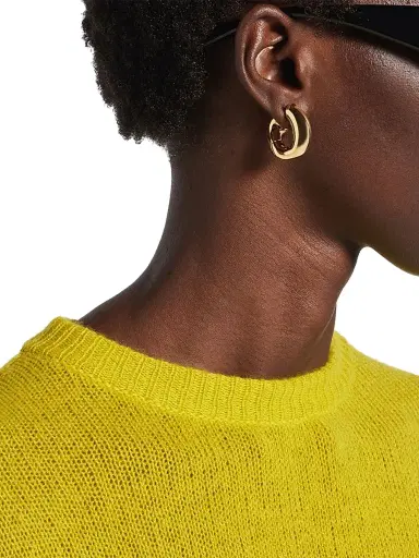 Balenciaga Women's Eisa Earrings - Shiny Gold | Thumbnail 2 Balenciaga Women's Eisa Earrings - Shiny Gold | Thumbnail 2