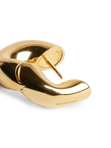 Balenciaga Women's Eisa Earrings - Shiny Gold | Thumbnail 3 Balenciaga Women's Eisa Earrings - Shiny Gold | Thumbnail 3