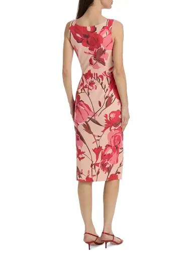 Chiara Boni La Petite Robe Women's Ermy Floral Print Midi-Dress | Thumbnail 5 Chiara Boni La Petite Robe Women's Ermy Floral Print Midi-Dress | Thumbnail 5
