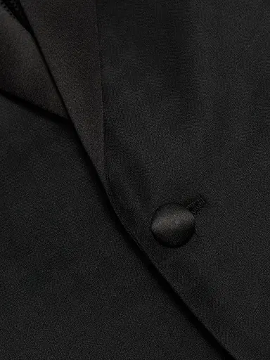Emporio Armani Men's Houndstooth Stretch-Virgin Wool Blazer - Black - Size 46 | Thumbnail 7 Emporio Armani Men's Houndstooth Stretch-Virgin Wool Blazer - Black - Size 46 | Thumbnail 7
