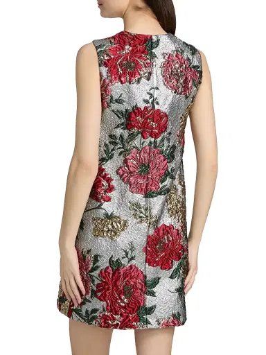 Dolce & Gabbana Women's Floral Matelassé Jacquard Minidress - Jacquard | Thumbnail 5 Dolce & Gabbana Women's Floral Matelassé Jacquard Minidress - Jacquard | Thumbnail 5