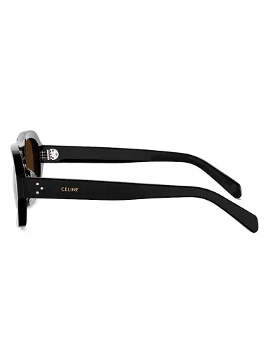 CELINE Women's 53MM Pilot Sunglasses - Black Brown | Thumbnail 3 CELINE Women's 53MM Pilot Sunglasses - Black Brown | Thumbnail 3