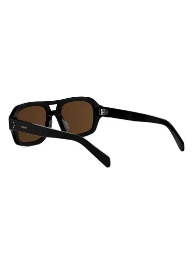 CELINE Women's 53MM Pilot Sunglasses - Black Brown | Thumbnail 4 CELINE Women's 53MM Pilot Sunglasses - Black Brown | Thumbnail 4