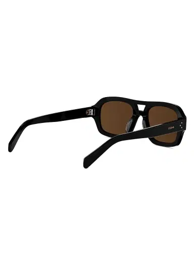 CELINE Women's 53MM Pilot Sunglasses - Black Brown | Thumbnail 6 CELINE Women's 53MM Pilot Sunglasses - Black Brown | Thumbnail 6