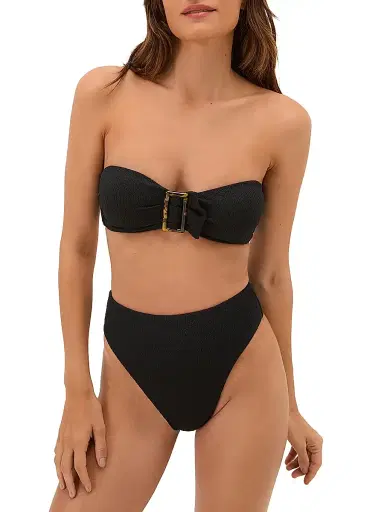 ViX by Paula Hermanny Women's Firenze Sade Bandeau Bikini Top - Black - Size XL | Thumbnail 2 ViX by Paula Hermanny Women's Firenze Sade Bandeau Bikini Top - Black - Size XL | Thumbnail 2