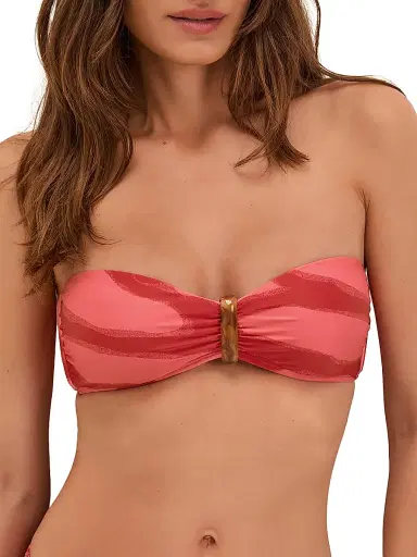 ViX by Paula Hermanny Women's Enigma Iggy Striped Bandeau Bikini Top | Thumbnail 6 ViX by Paula Hermanny Women's Enigma Iggy Striped Bandeau Bikini Top | Thumbnail 6