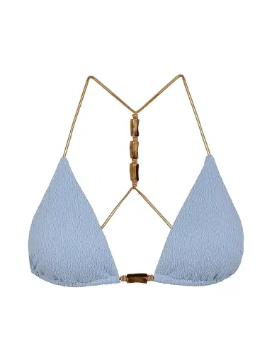 ViX by Paula Hermanny Women's Firenze Lesley Bead-Accent Bikini Top - Blue | Thumbnail 1 ViX by Paula Hermanny Women's Firenze Lesley Bead-Accent Bikini Top - Blue | Thumbnail 1