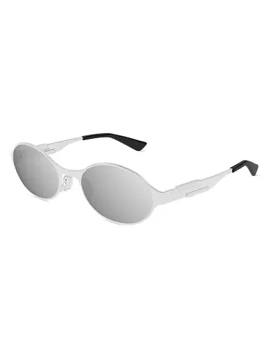 Bottega Veneta Women's Dash Ribbon Metal 55MM Oval Sunglasses | Thumbnail 1 Bottega Veneta Women's Dash Ribbon Metal 55MM Oval Sunglasses | Thumbnail 1