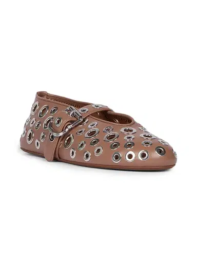 Alaïa Women's Grommet Ballet Flats | Thumbnail 2 Alaïa Women's Grommet Ballet Flats | Thumbnail 2