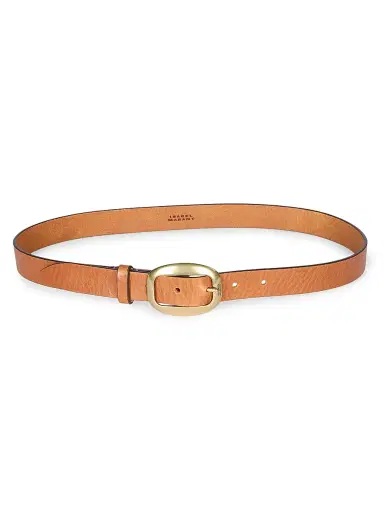 Isabel Marant Women's Dara Small Leather Belt - Cognac | Thumbnail 1 Isabel Marant Women's Dara Small Leather Belt - Cognac | Thumbnail 1