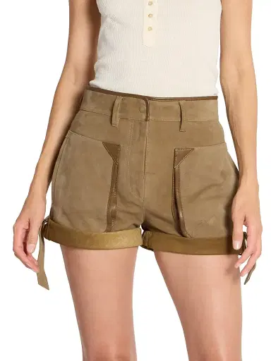 Isabel Marant Women's Marline Suede Utility Shorts | Thumbnail 3 Isabel Marant Women's Marline Suede Utility Shorts | Thumbnail 3