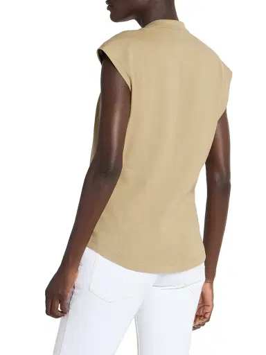 Isabel Marant Women's Nayda Cotton Twist Top - Light Bronze - Size Large | Thumbnail 5 Isabel Marant Women's Nayda Cotton Twist Top - Light Bronze - Size Large | Thumbnail 5