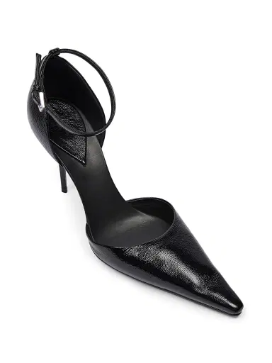 ALAIA Women's 90MM Patent Leather D'Orsay Pumps - Noir | Thumbnail 6 ALAIA Women's 90MM Patent Leather D'Orsay Pumps - Noir | Thumbnail 6