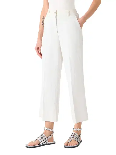 Akris punto Women's Chiara Stretch-Denim High-Rise Wide-Leg Pants | Thumbnail 3 Akris punto Women's Chiara Stretch-Denim High-Rise Wide-Leg Pants | Thumbnail 3