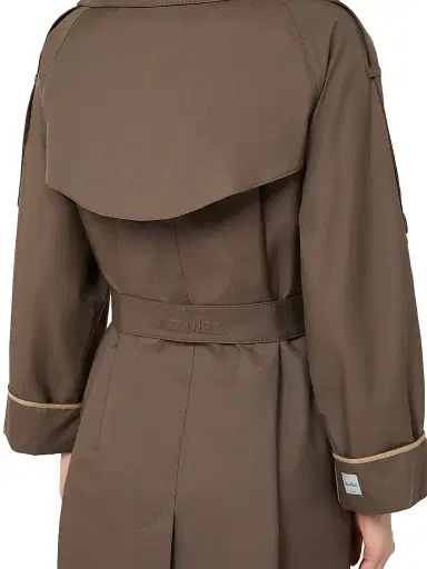 Max Mara Women's Oversized Water Repellent Twill Trench Coat | Thumbnail 5 Max Mara Women's Oversized Water Repellent Twill Trench Coat | Thumbnail 5