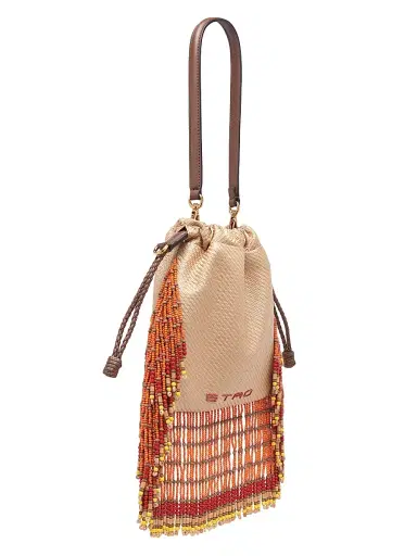 Etro Women's Kalispera Embroidered Fringe Pouch - Camel | Thumbnail 7 Etro Women's Kalispera Embroidered Fringe Pouch - Camel | Thumbnail 7