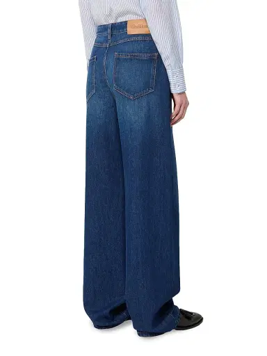 Max Mara Women's Denim Baggy Jeans | Thumbnail 4 Max Mara Women's Denim Baggy Jeans | Thumbnail 4