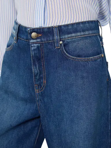 Max Mara Women's Denim Baggy Jeans | Thumbnail 5 Max Mara Women's Denim Baggy Jeans | Thumbnail 5