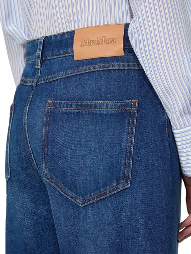 Max Mara Women's Denim Baggy Jeans | Thumbnail 6 Max Mara Women's Denim Baggy Jeans | Thumbnail 6