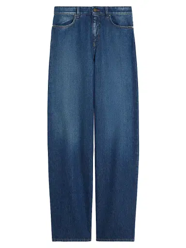 Max Mara Women's Denim Baggy Jeans | Thumbnail 1 Max Mara Women's Denim Baggy Jeans | Thumbnail 1