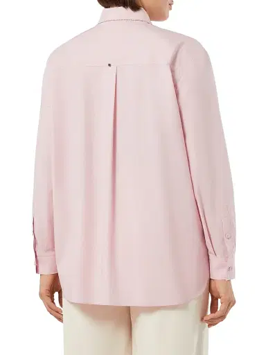 Marina Rinaldi Women's Cotton Poplin Shirt - Pink - Size 16 | Thumbnail 4 Marina Rinaldi Women's Cotton Poplin Shirt - Pink - Size 16 | Thumbnail 4