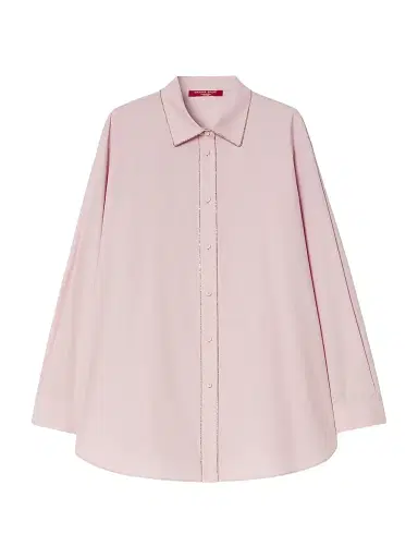 Marina Rinaldi Women's Cotton Poplin Shirt - Pink - Size 16 | Thumbnail 1 Marina Rinaldi Women's Cotton Poplin Shirt - Pink - Size 16 | Thumbnail 1