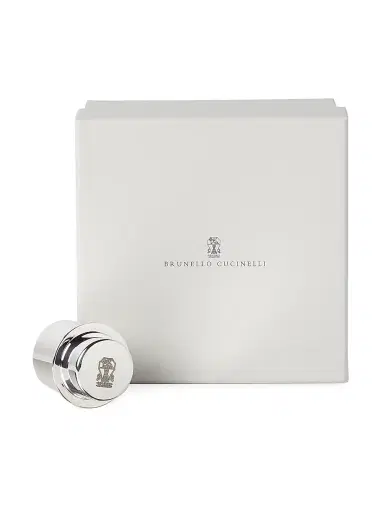 Brunello Cucinelli Silver Plated Steel Champagne Stopper - Grey | Thumbnail 3 Brunello Cucinelli Silver Plated Steel Champagne Stopper - Grey | Thumbnail 3