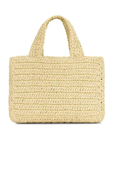 Valentino Garavani Crochet Raffia Viva Superstar Small Tote Bag | Thumbnail 3 Valentino Garavani Crochet Raffia Viva Superstar Small Tote Bag | Thumbnail 3