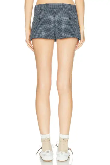 Miu Miu Check Skort | Thumbnail 4 Miu Miu Check Skort | Thumbnail 4