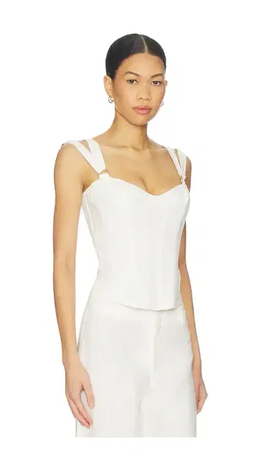 Bardot Serafina Linen Corset Top | Thumbnail 2 Bardot Serafina Linen Corset Top | Thumbnail 2