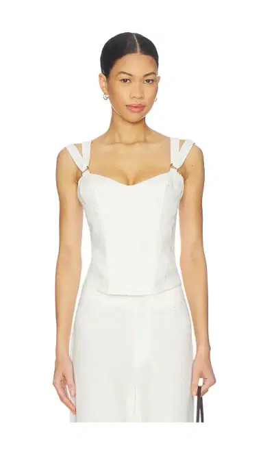 Bardot Serafina Linen Corset Top | Thumbnail 1 Bardot Serafina Linen Corset Top | Thumbnail 1