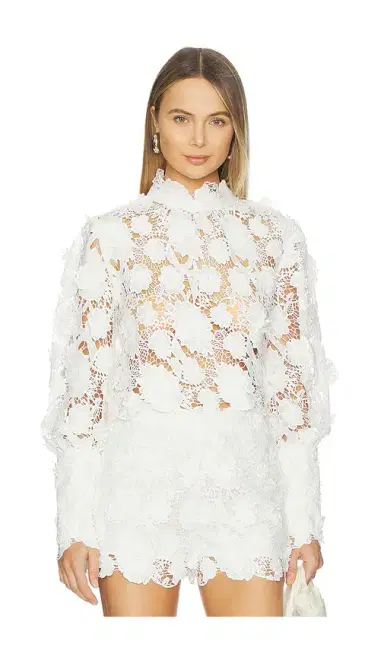 Bardot Lace Georgia Top | Thumbnail 1 Bardot Lace Georgia Top | Thumbnail 1