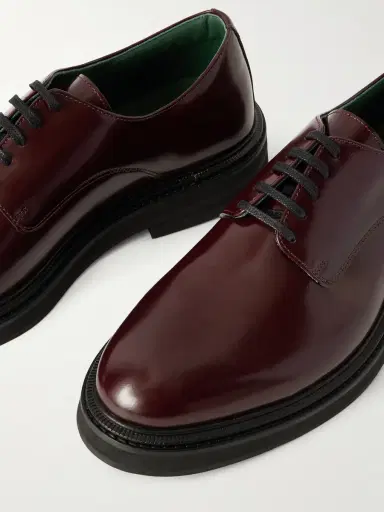 Vinny's Officer Polished-Leather Derby Shoes - Men | Thumbnail 5 Vinny's Officer Polished-Leather Derby Shoes - Men | Thumbnail 5