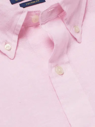 Polo Ralph Lauren Button-Down Collar Logo-Embroidered Linen Shirt - Men | Thumbnail 5 Polo Ralph Lauren Button-Down Collar Logo-Embroidered Linen Shirt - Men | Thumbnail 5