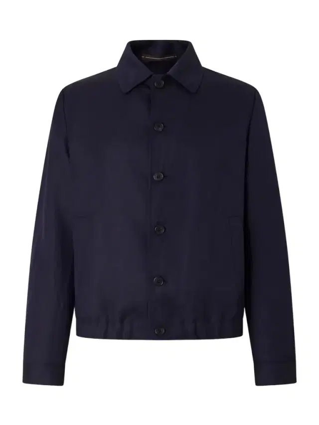Wool and Linen-Blend Bomber - Men Wool and Linen-Blend Bomber - Men