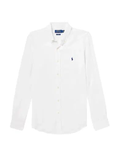 Polo Ralph Lauren Button-Down Collar Logo-Embroidered Linen Shirt - Men | Thumbnail 1 Polo Ralph Lauren Button-Down Collar Logo-Embroidered Linen Shirt - Men | Thumbnail 1