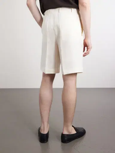 Rubinacci Straight-Leg Pleated Cotton Shorts - Men | Thumbnail 4 Rubinacci Straight-Leg Pleated Cotton Shorts - Men | Thumbnail 4