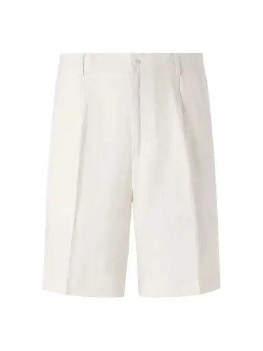 Rubinacci Straight-Leg Pleated Cotton Shorts - Men | Thumbnail 1 Rubinacci Straight-Leg Pleated Cotton Shorts - Men | Thumbnail 1