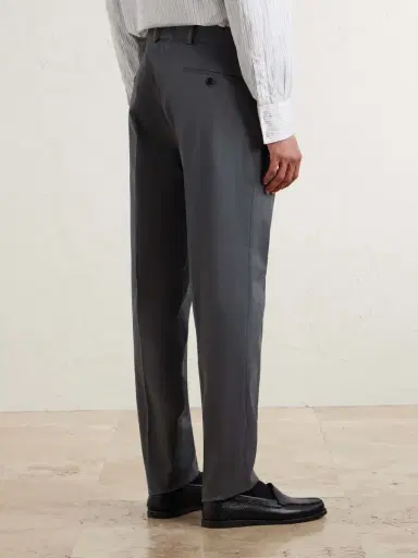 Slowear Tapered Stretch-Cotton Trousers - Men | Thumbnail 4 Slowear Tapered Stretch-Cotton Trousers - Men | Thumbnail 4