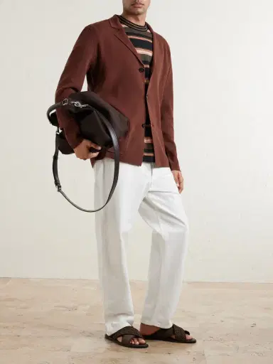 Slowear Cotton-Crepe Blazer - Men | Thumbnail 2 Slowear Cotton-Crepe Blazer - Men | Thumbnail 2