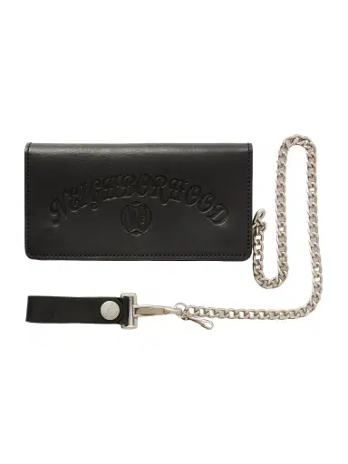 Neighborhood Logo-Embossed Leather Billfold Wallet - Men | Thumbnail 1 Neighborhood Logo-Embossed Leather Billfold Wallet - Men | Thumbnail 1